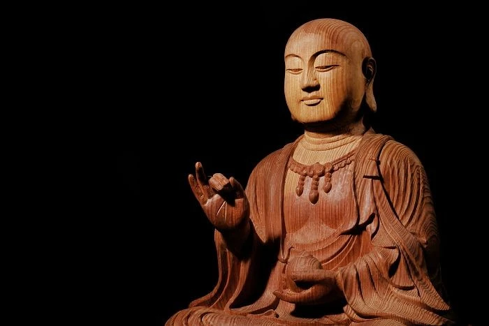 Hand-carved Wooden Ksitigarbha