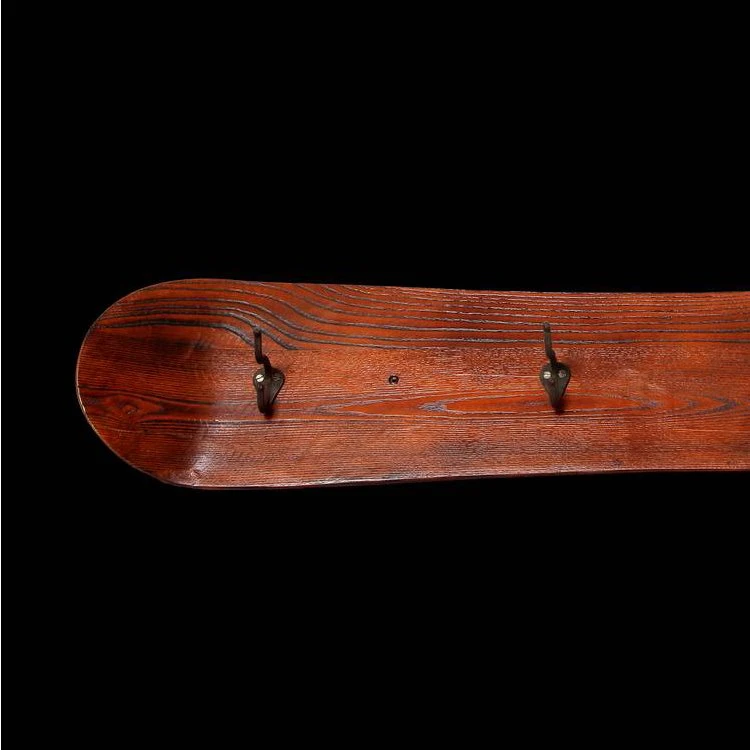 Snowboard Four Hooks Coat Racks